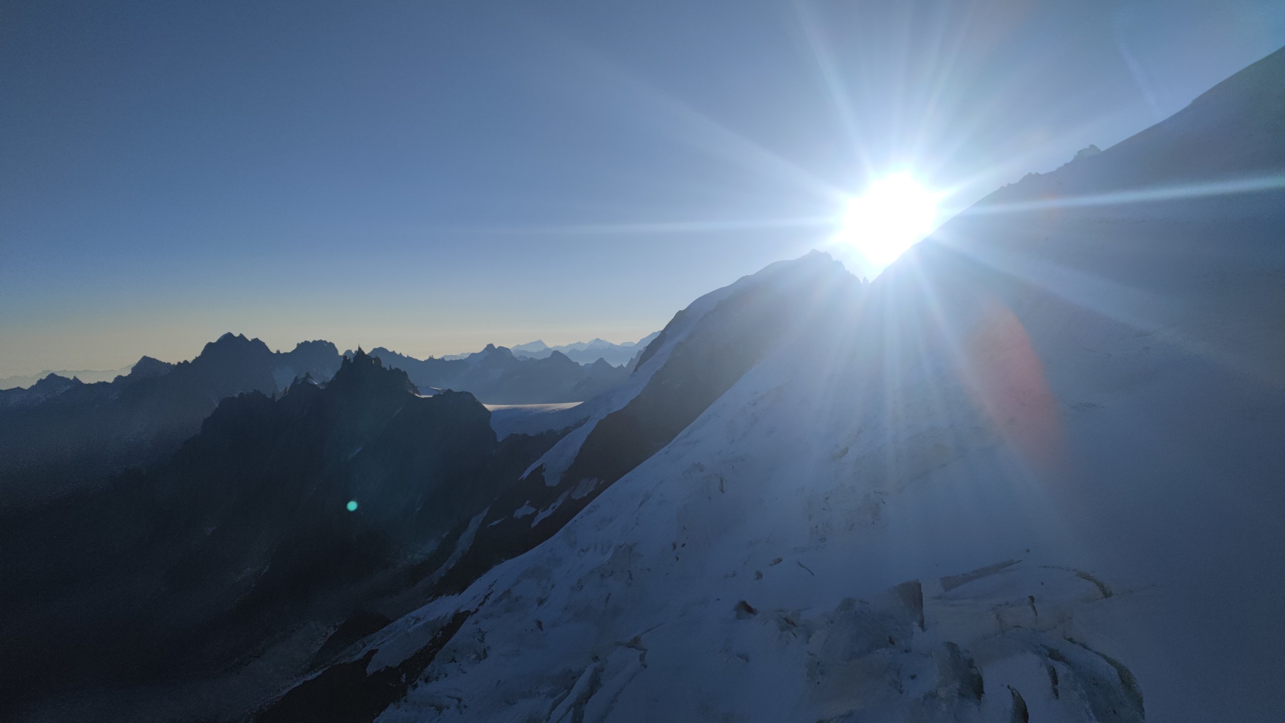 Mont blanc soleil